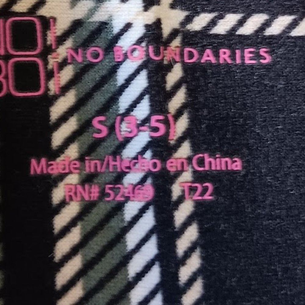 BLACK/YELLOW/WHITE PLAID FLARE PANTS, SIZE S, NEW WITHOUT TAG - Picture 6 of 6